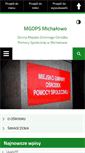 Mobile Screenshot of mgops.michalowo.eu