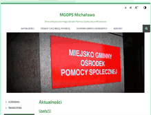 Tablet Screenshot of mgops.michalowo.eu